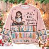 Custom Just A Girl Who Loves Books Ugly Sweater
