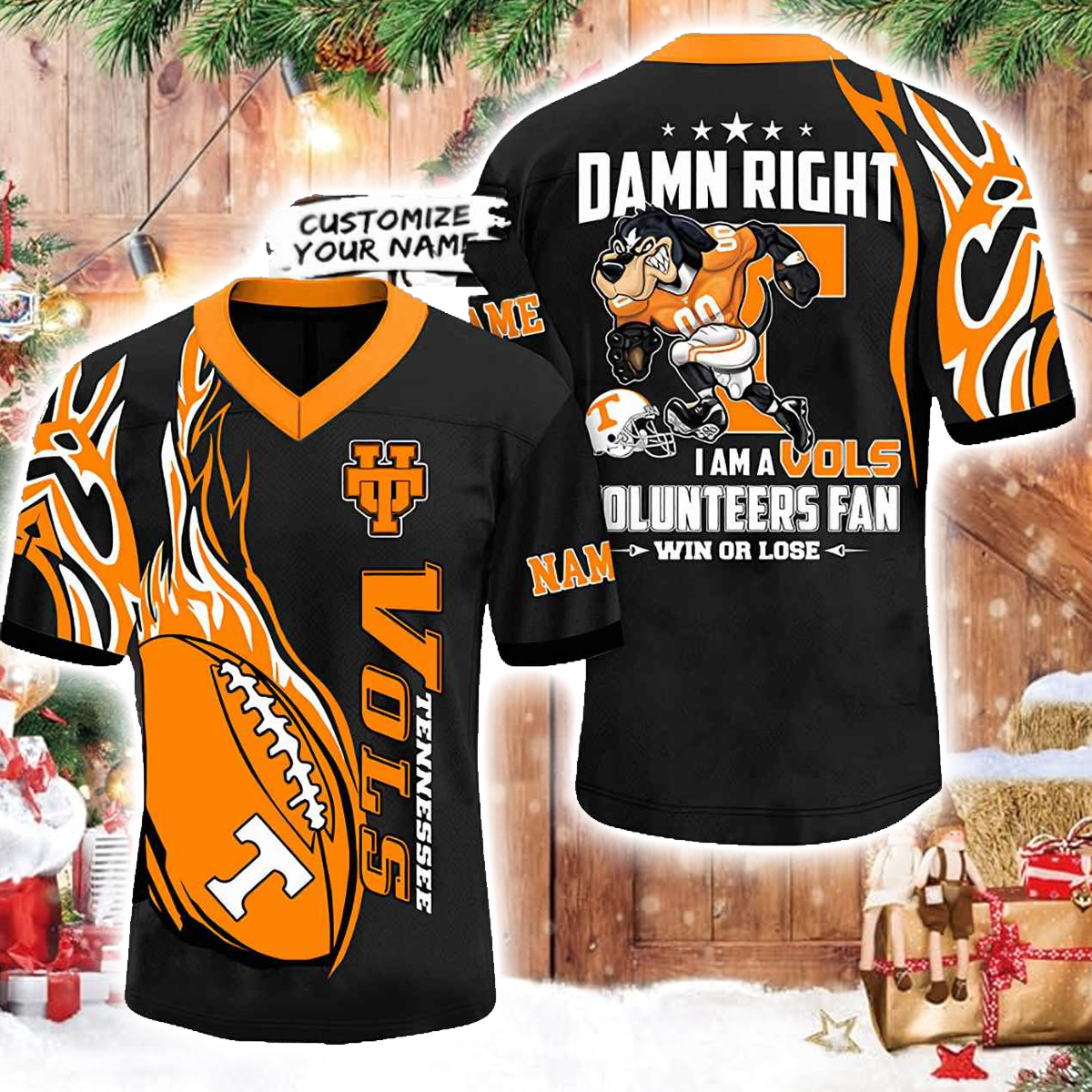 Damn Right I Am A Vols Fan Jersey