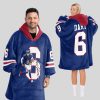 Dart 6 New York G Football Unisex Blanket Hoodie 1