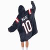 Do Your Job 10 New England Football Unisex Blanket Hoodie 2