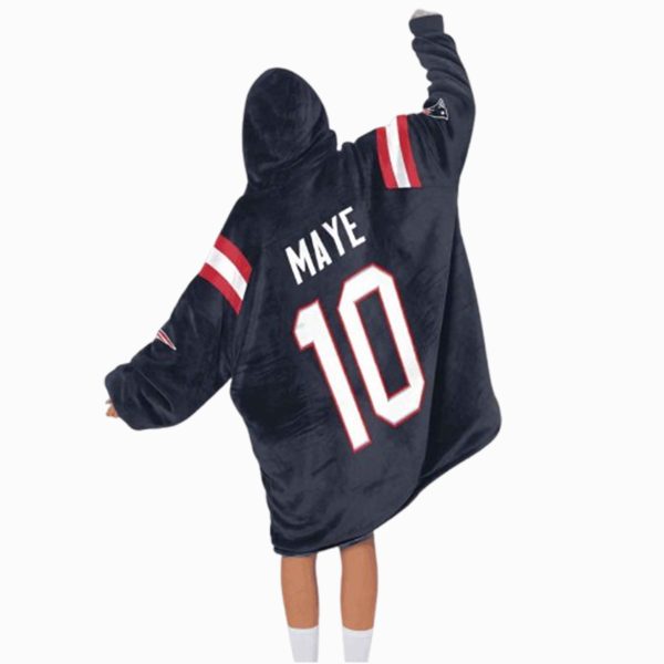 Do Your Job 10 New England Football Unisex Blanket Hoodie 2