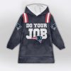 Do Your Job 10 Patriots Football Unisex Blanket Hoodie