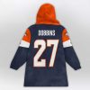 Dobbins 27 Broncos Football Unisex Blanket Hoodie 2