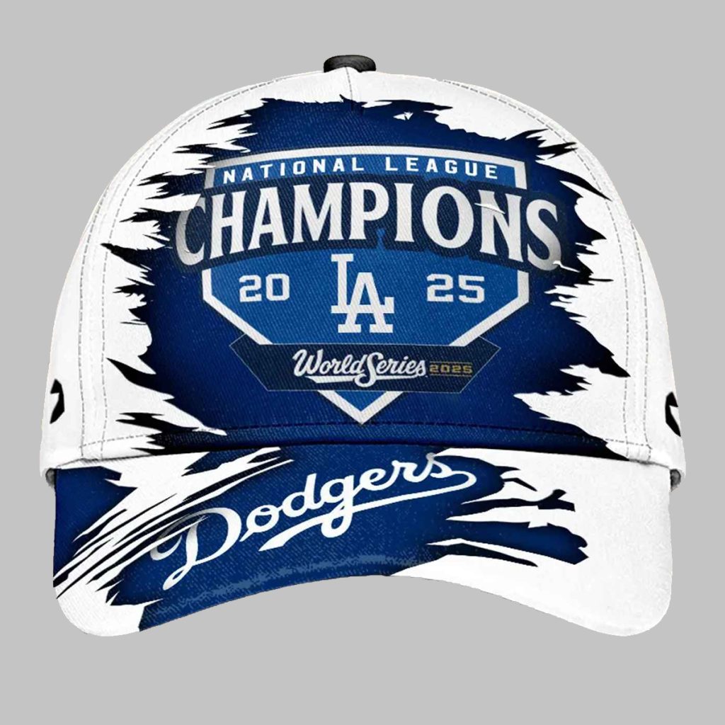 Dodgers 2025 NL Champions World Series Cap