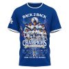 Dodgers Back 2 Back World Series 2025 Shirt