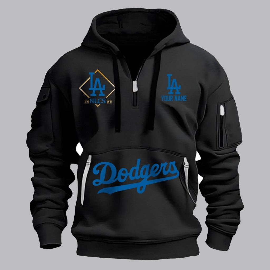Dodgers NLCS 2025 Quarter Zip Hoodie Dodgers NLCS 2025 Quarter Zip Hoodie