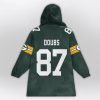 Doubs 87 Packers Football Unisex Blanket Hoodie 2