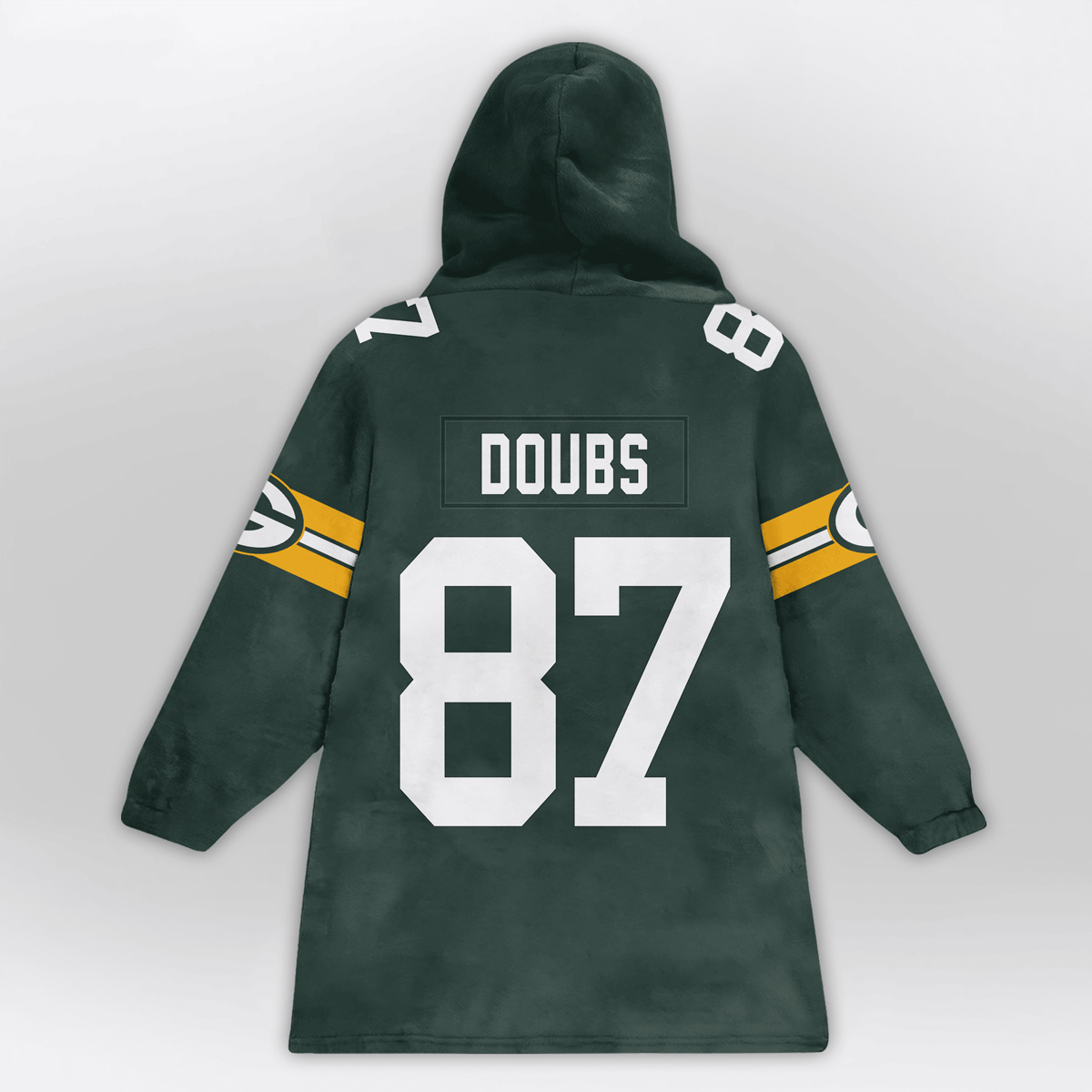 Doubs 87 Packers Football Unisex Blanket Hoodie 2