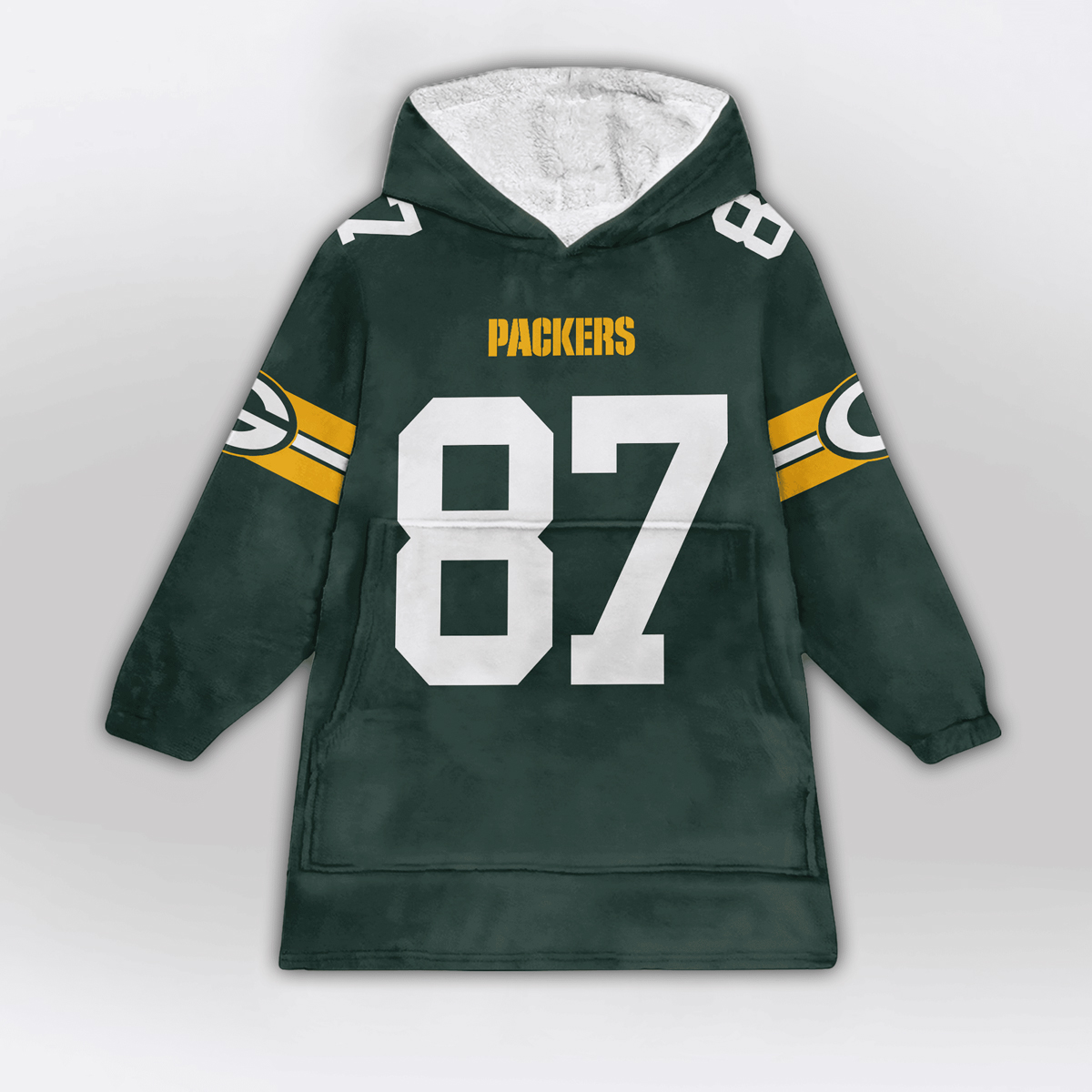 Doubs 87 Packers Football Unisex Blanket Hoodie