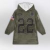 ESmith 22 Dallas Football Blanket Hoodie 2