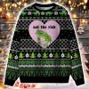 Eat The Rich Frog Ugly Christmas Sweater