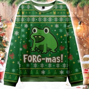 Funny Forg Japan Ugly Christmas Sweater
