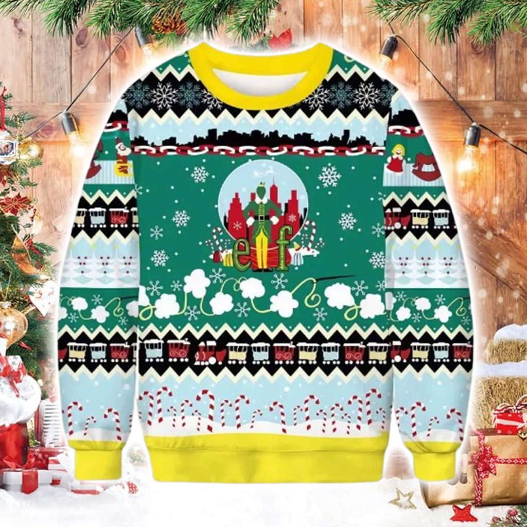 Elf Renna Natale Ugly Christmas Sweater