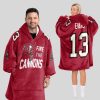 Evans 12 Buccaneers Football Unisex Blanket Hoodie 1