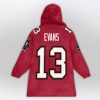 Evans 12 Buccaneers Football Unisex Blanket Hoodie 2