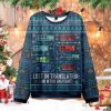 Exploring Tokyo Trains Lost in Translation Christmas Ugly Sweater
