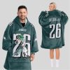 Barkley 26 Eagles Football Unisex Blanket Hoodie 2