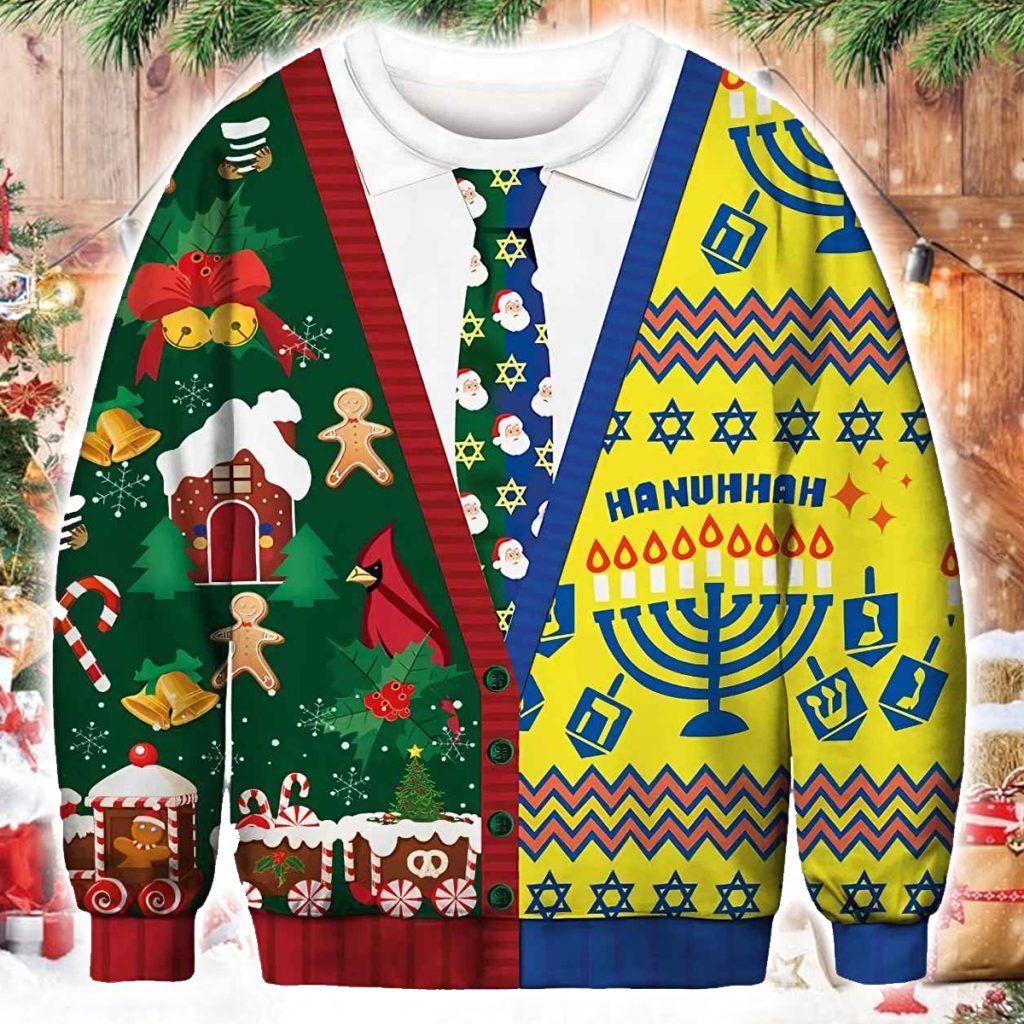 Fake Suit Ugly Christmas Sweater