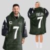 Fields 7 New York J Football Unisex Blanket Hoodie 1