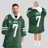 Fields 7 New York J Football Unisex Blanket Hoodie 3