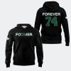 Forever 74 Nick Mangold Jets Black Hoodie
