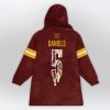 Daniels 5 Washington Football Unisex Blanket Hoodie 2