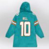 Go Fins TH 10 Dolphins Football Unisex Blanket Hoodie 2