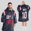 Go Pats Maye 10 Patriots Football Unisex Blanket Hoodie 1