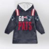Go Pats Maye 10 Patriots Football Unisex Blanket Hoodie