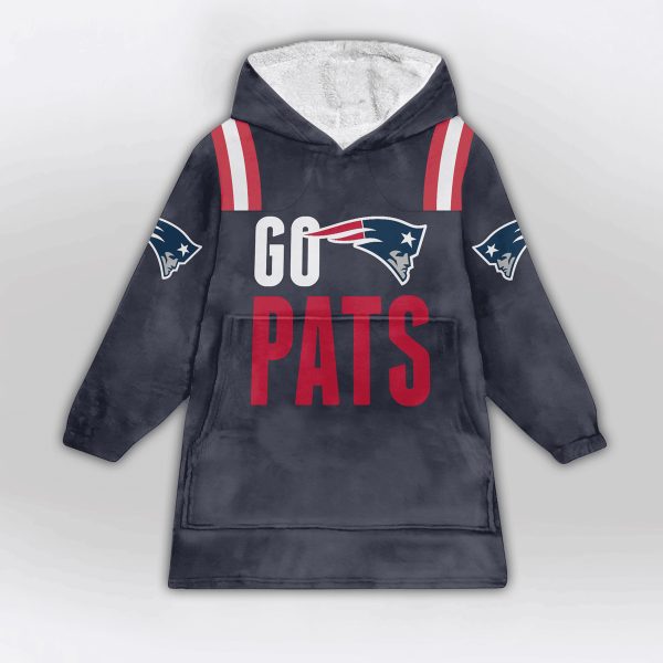 Go Pats Maye 10 Patriots Football Unisex Blanket Hoodie