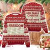 God Family Country Charlie Kirk Ugly Christmas Sweater 1