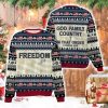 God Family Country Charlie Kirk Ugly Christmas Sweater 3