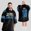 Goff 16 Lions Football Unisex Blanket Hoodie 1