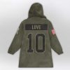 Green Bay 10 Football Blanket Hoodie