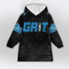 Grit ST Brown 14 Lions Football Unisex Blanket Hoodie