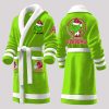 Grnch But I Love My Alabama Christmas Fleece Bathrobe 2