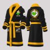 Grnch But I Love My Steelers Christmas Fleece Bathrobe 2