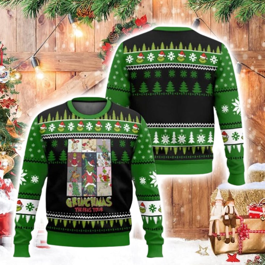 Grnch Grnchmas The Eras Tour Ugly Christmas Sweater Grnch Grnchmas The Eras Tour Ugly Christmas Sweater