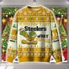 Grnch If You Don't Like Steelers Merry Kissmyass Ugly Christmas Sweater