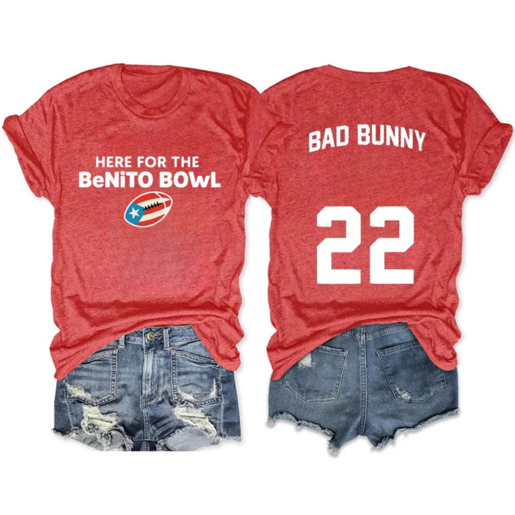 Here For The Benito Bowl Bad Bunny 22 T Shirt