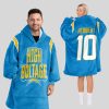High Boltage 10 Los Angeles Football Unisex Blanket Hoodie 1