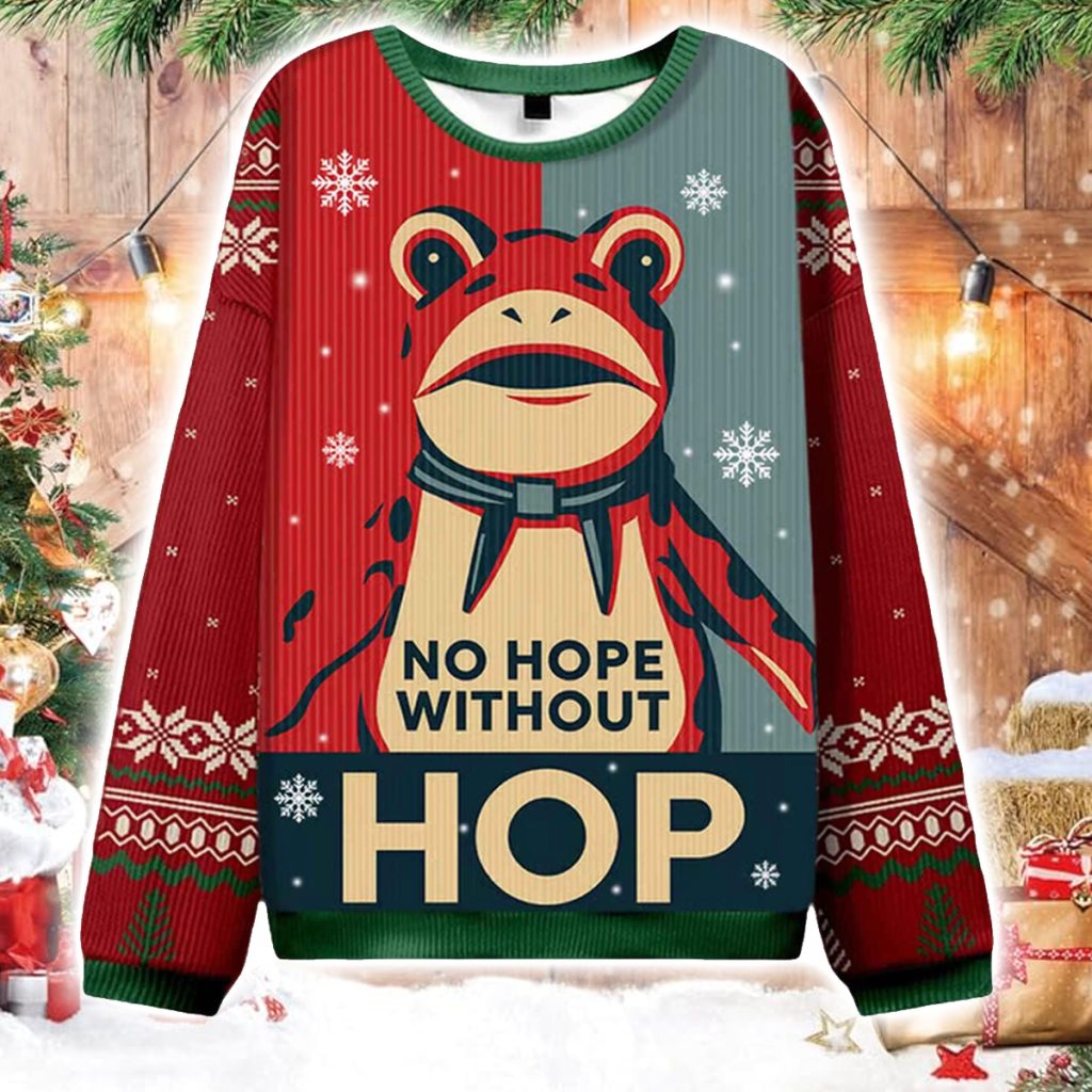 Hop Frog Resist Ugly Christmas Sweater