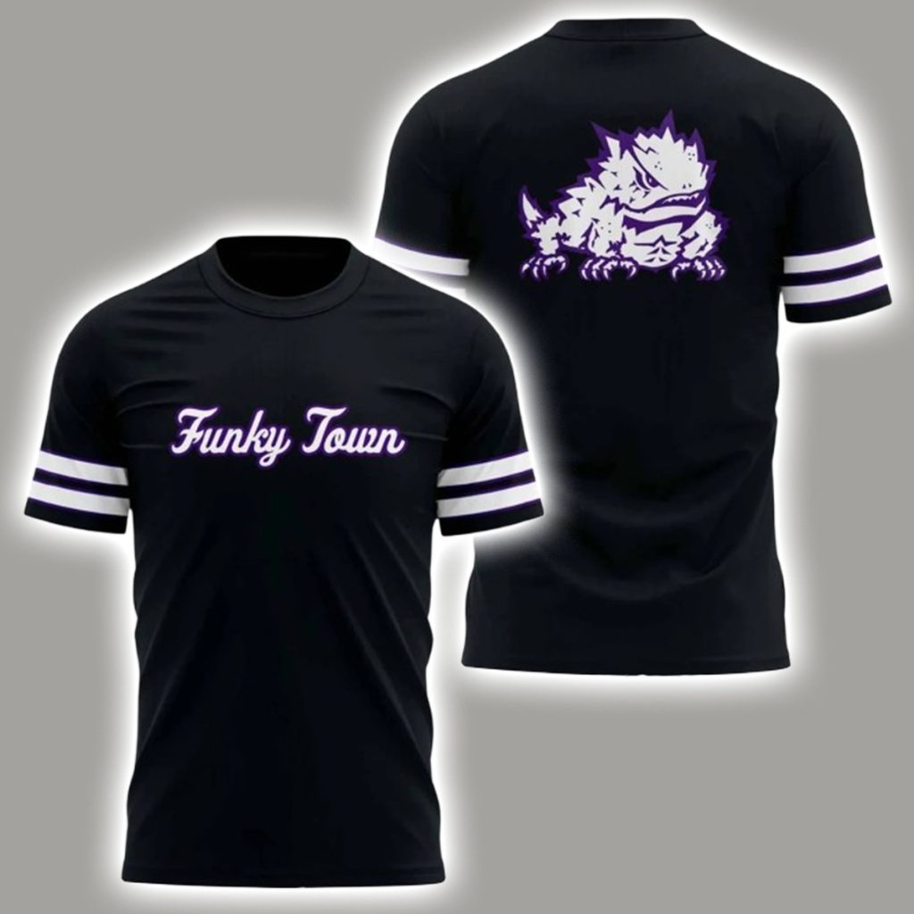 Horned Frogs Football Funky Town Shirt 1