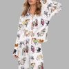 Horse Christmas Long Sleeve Satin Pajama Set 1