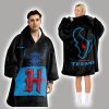 Houston Football Unisex Blanket Hoodie