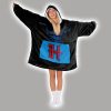 Houston Football Unisex Blanket Hoodie 2