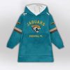 Hunter 12 Jaguars Football Unisex Blanket Hoodie