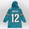 Hunter 12 Jaguars Football Unisex Blanket Hoodie 2