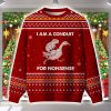 I Am A Conduit For Nonsense Ugly Christmas Sweater