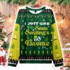 I Just Like To Smile Smiling's My Favorite Ugly Christmas Sweater